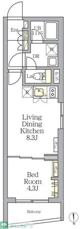 TKS中野新橋の物件間取画像